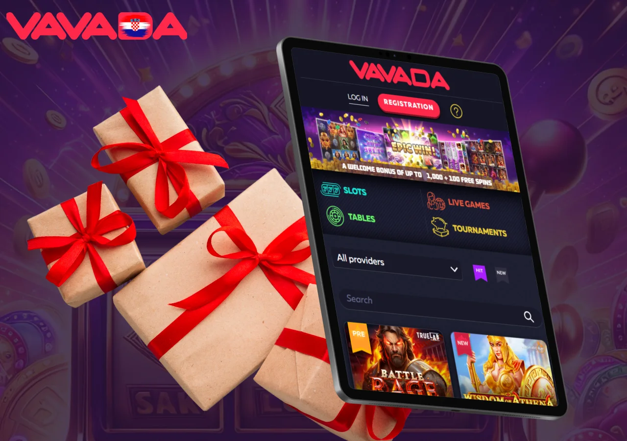 mnoge zanimljive bonus ponude čekaju igrače Vavade Croatia